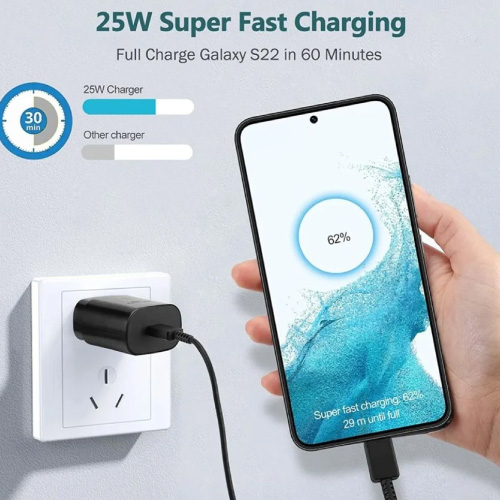 Travel adapter 25w con cable